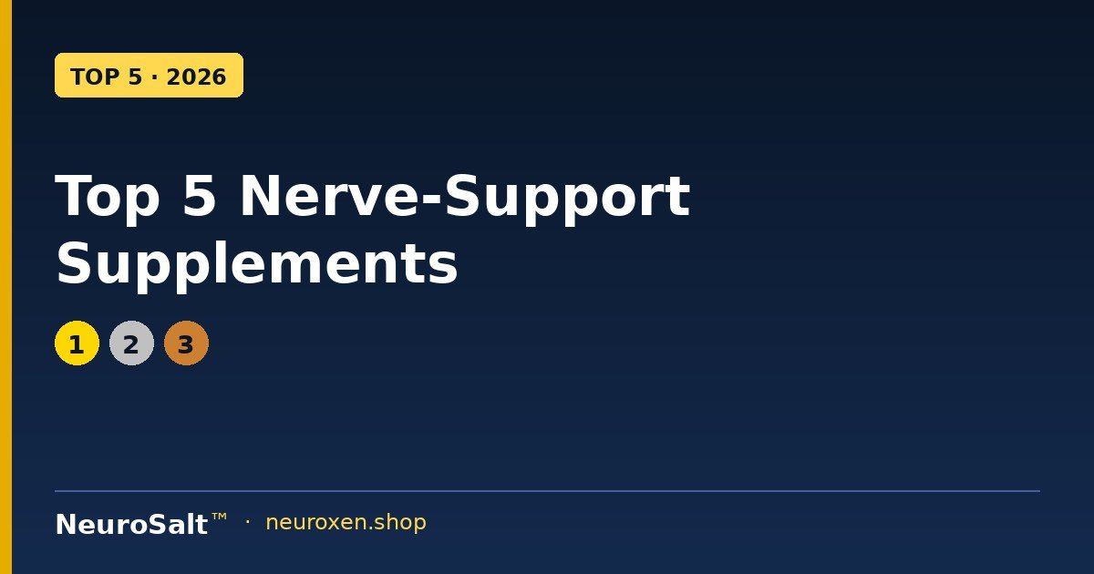 Top 5 nerve-support supplements of 2026