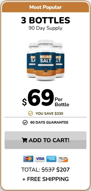 NeuroSalt 3-bottle supply package